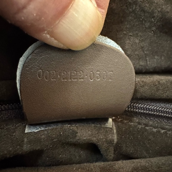 Gucci Customized Brown Leather Tote Bag With Hand Painted Designer Bee Motif - Picture 10 of 13